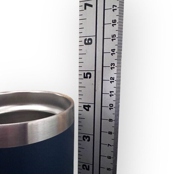 Yeti Rambler 10 Oz Stainless Steel Vacuum Insulated Tumbler Without Lid - Navy B - Picture 10 of 16